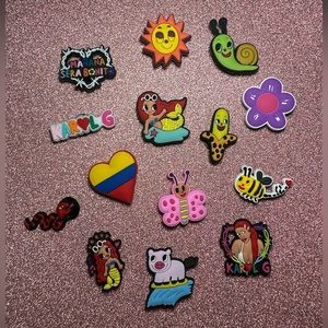 Karol g croc charms Mañana sera bonito 14pc set new !